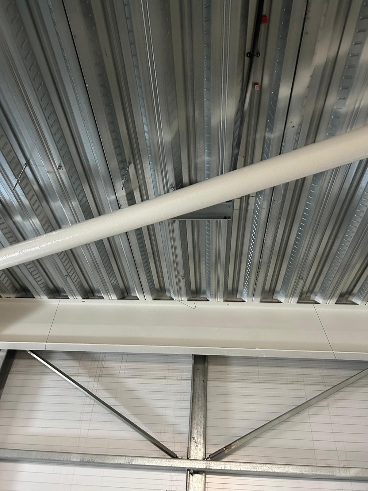 Professional structural steel painting by Shaw Spray Ltd in West Sussex