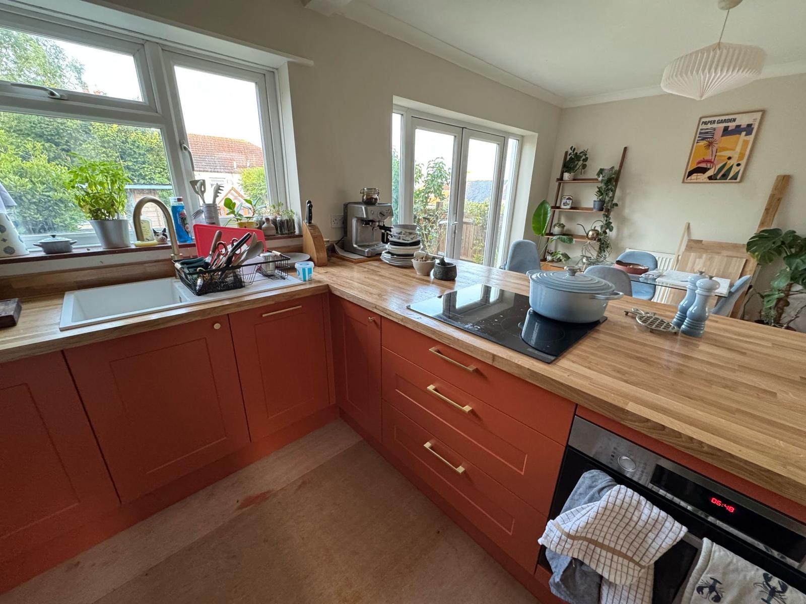 Professional kitchen respray by Shaw Spray Ltd in West Sussex