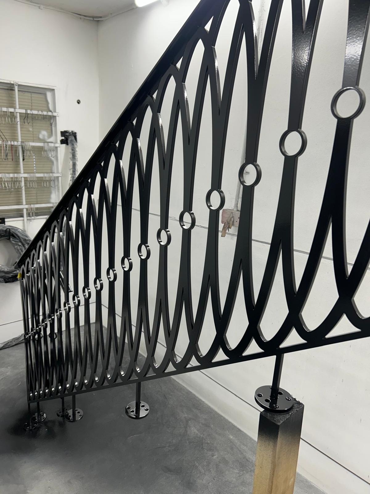 Professional balustrade spraying by Shaw Spray Ltd in West Sussex