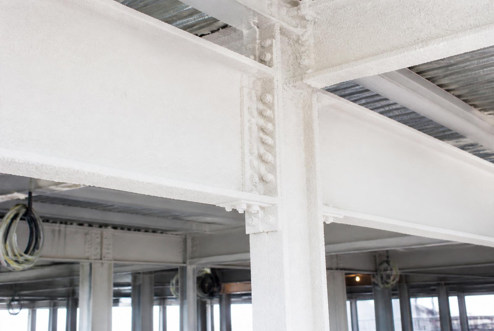 Intumescent Spraying — example of Shaw Spray's work